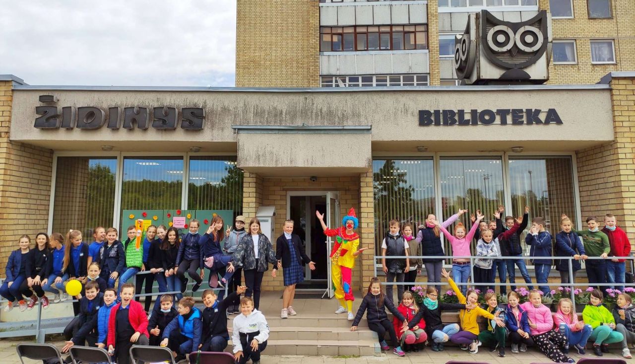 Nuotaikinga šventė vaikams bibliotekoje „Židinys“