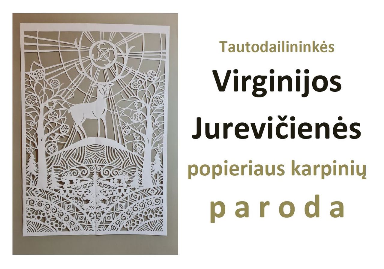 Aplankykite popieriaus karpinių parodą