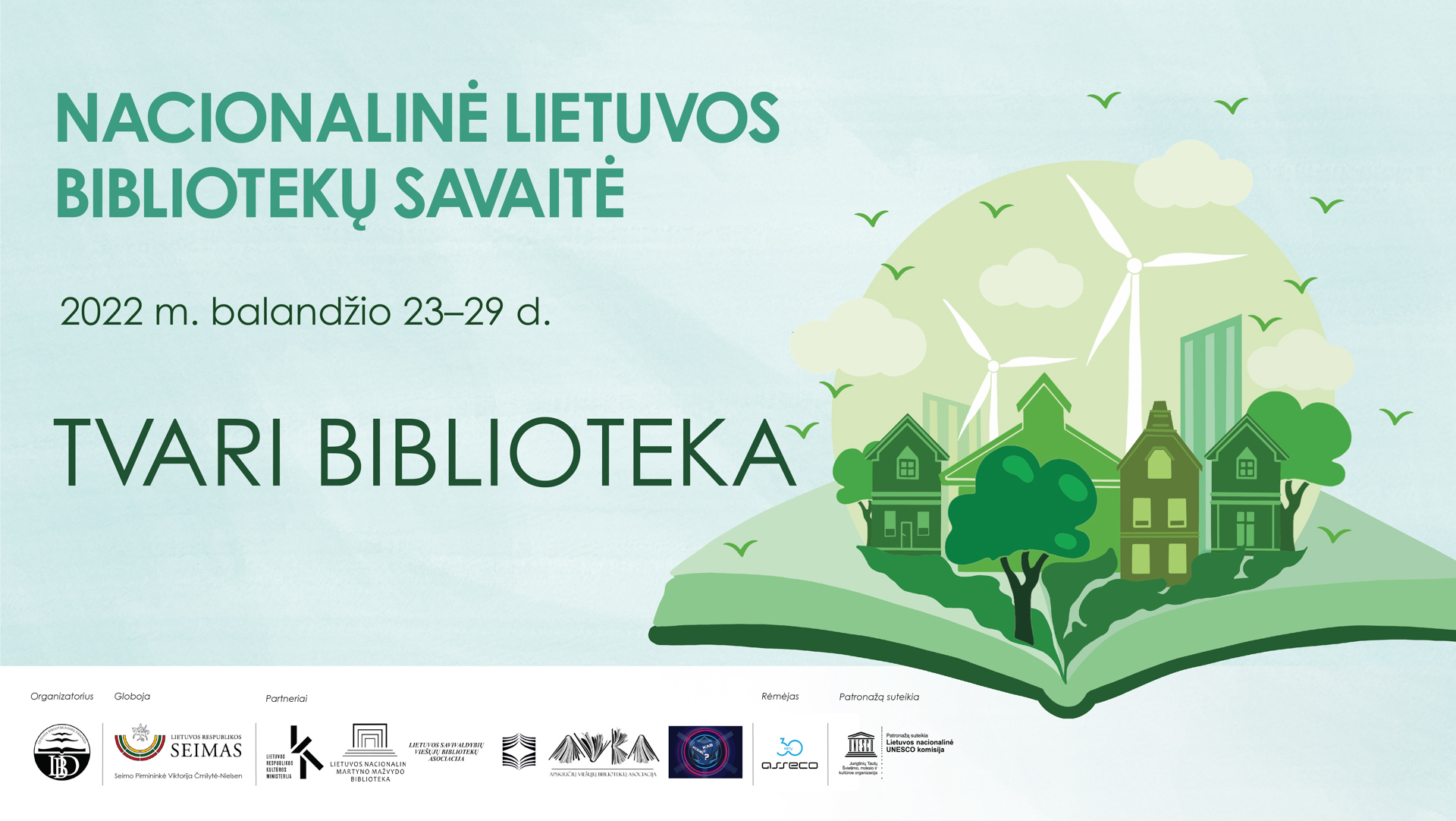 Kviečiame į Nacionalinės Lietuvos bibliotekų savaitės renginius