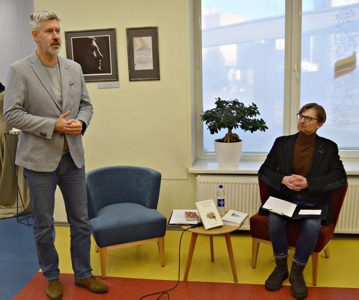 Bibliotekoje pristatyta Liudo Dapkaus knyga „Saulėgrąžų dievas“