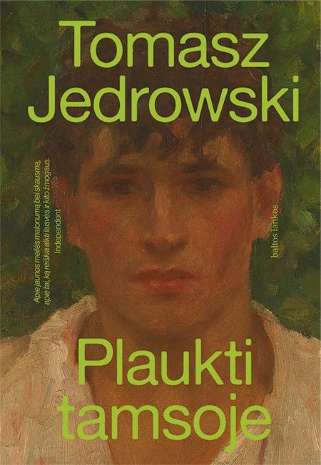„Plaukti tamsoje“, utorius Jedrowski T. , spalvotas viršelis 
