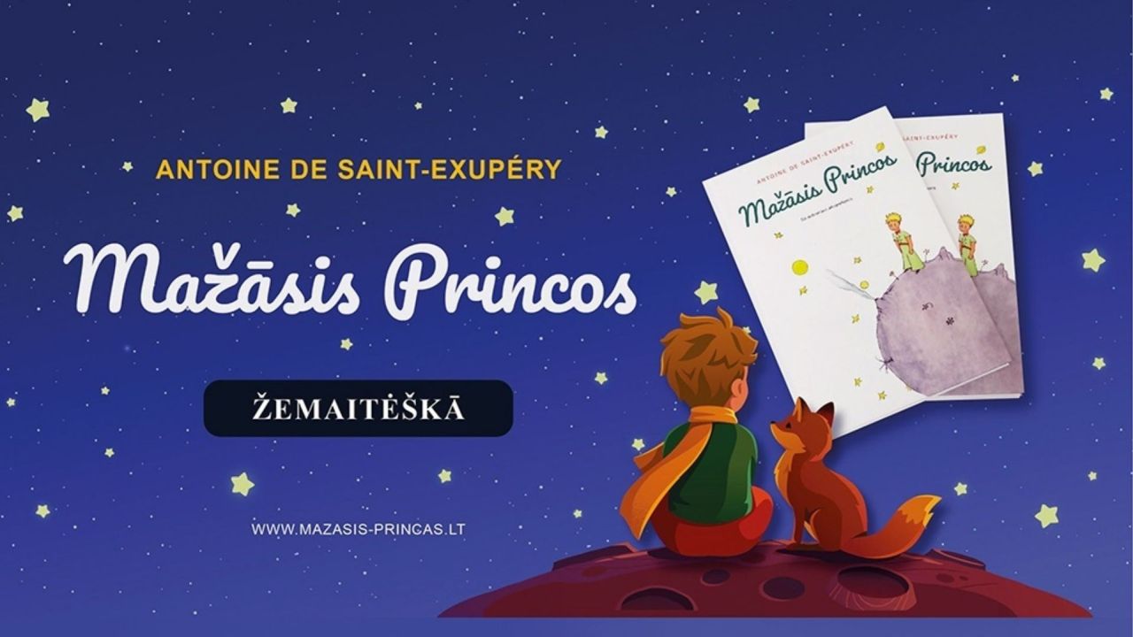 Knygos „Mažasis princas“ žemaitiškai pristatymas