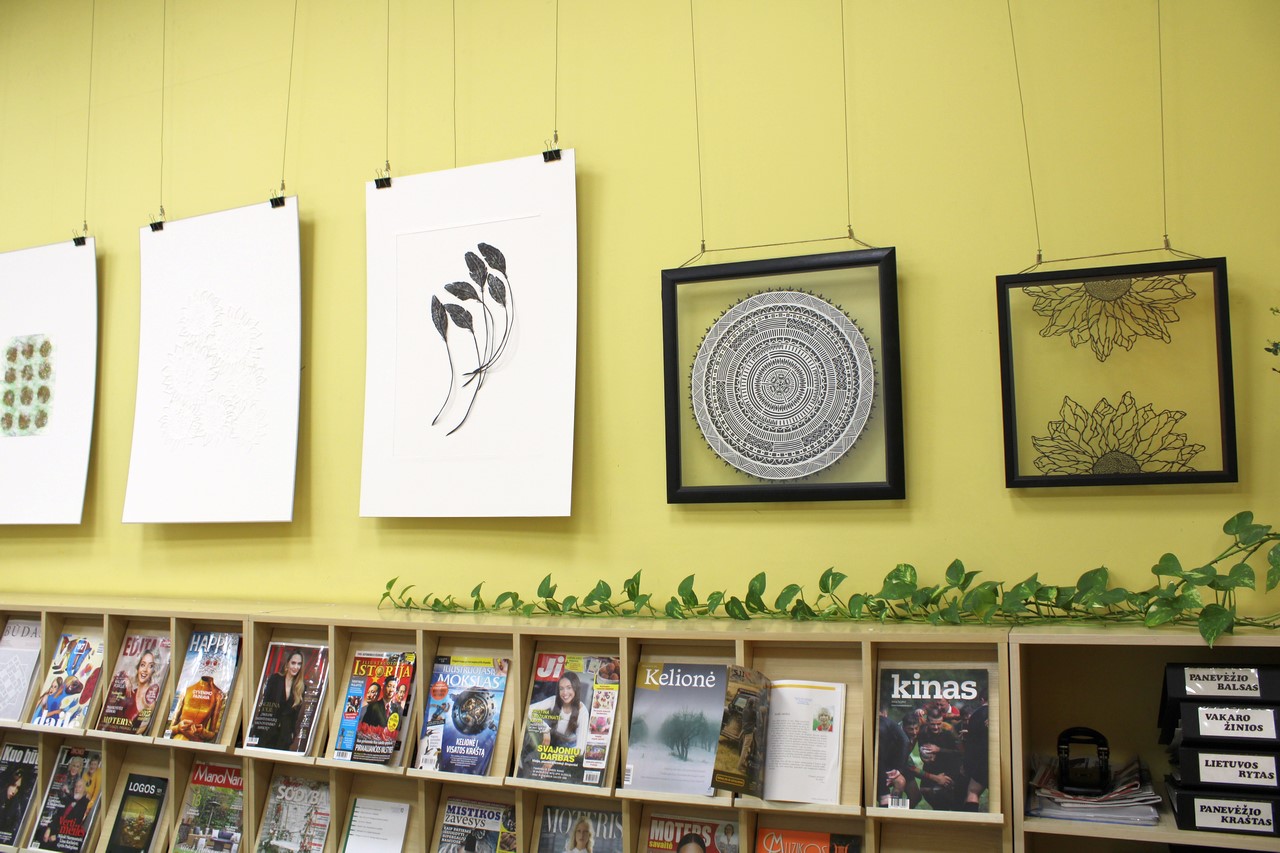 Bibliotekoje pristatyta unikali popieriaus karpinių paroda