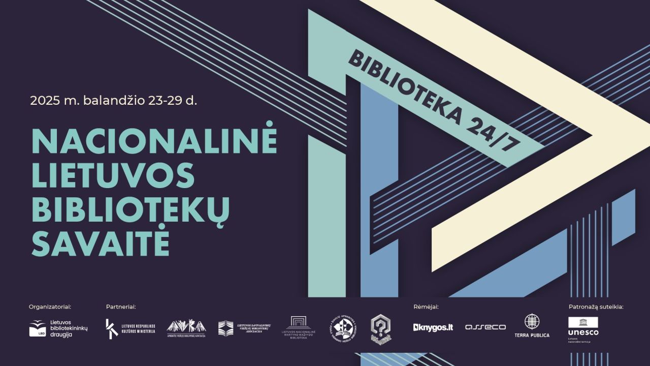 Bibliotekų savaitė „Biblioteka 24/7“
