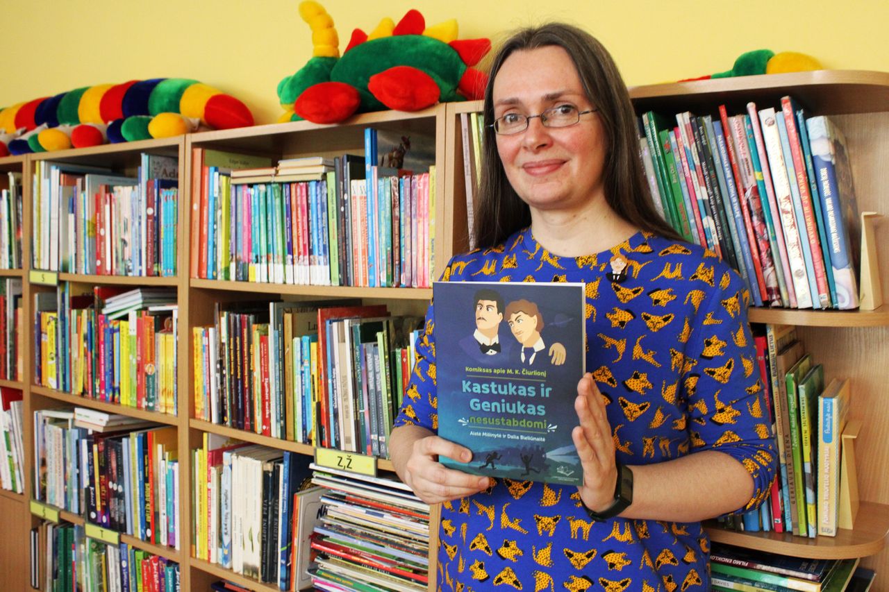 Čiurlionis komikse: Panevėžyje pristatyta knyga vaikams
