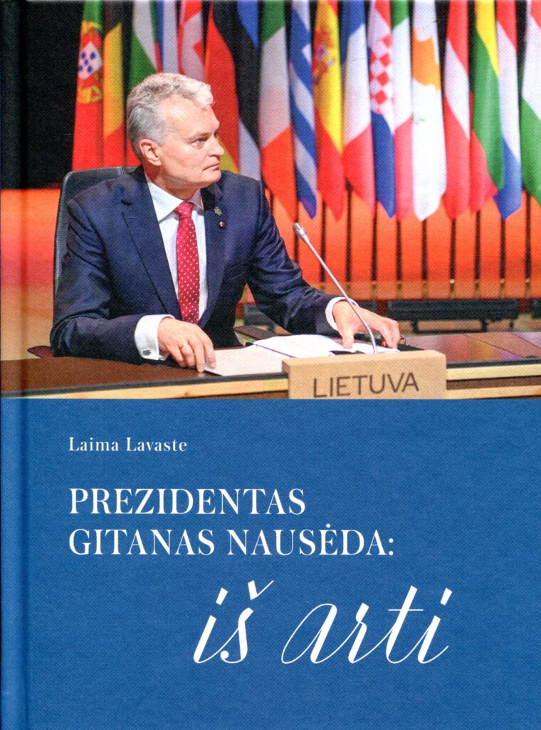 Knygos viršelis. Prezidentas Gitanas Nausėda