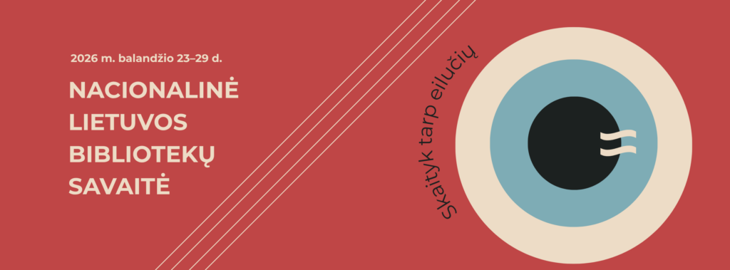 Nacionalinės Lietuvos bibliotekų savaitės vizualas