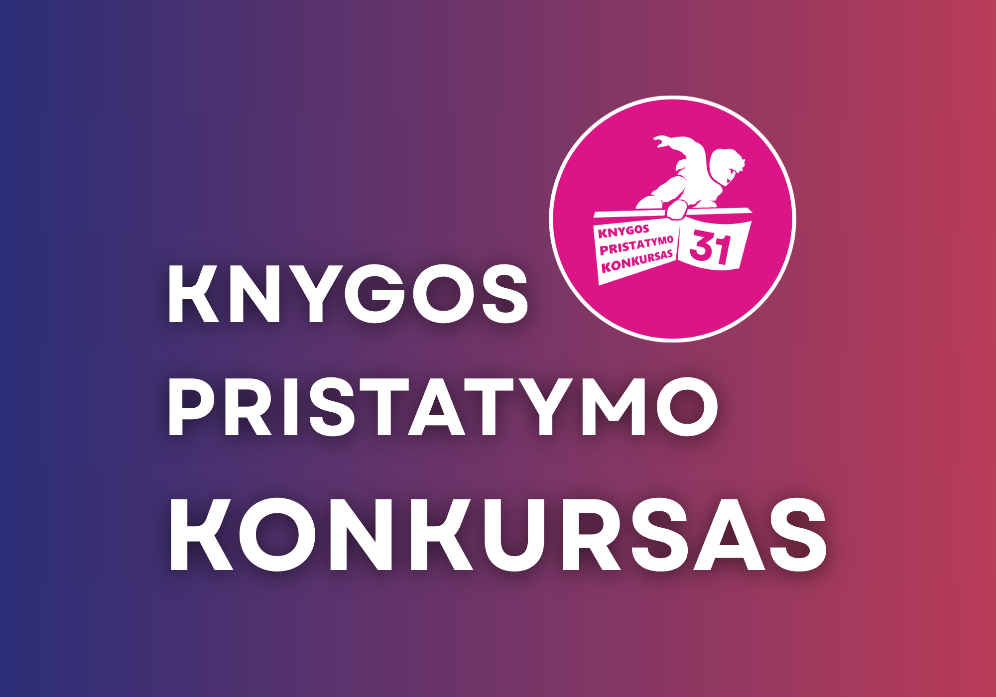 Knyga per 5 minutes: prasideda Knygos pristatymo konkursas